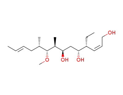 (2Z,4R,5R,7R,8S,9R,10S,12E)-4-ethyl-9-methoxy-8,10-dimethyl-2,12-tetradecadien-1,5,7-triol