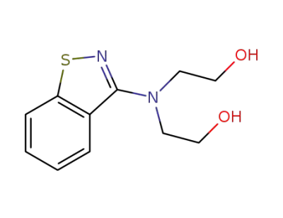 3-[bis(hydroxyethyl)]amino-1,2-benzisothiazole